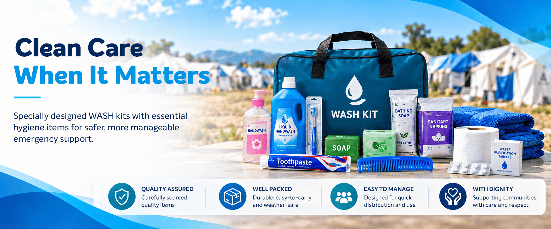 Homepage banner